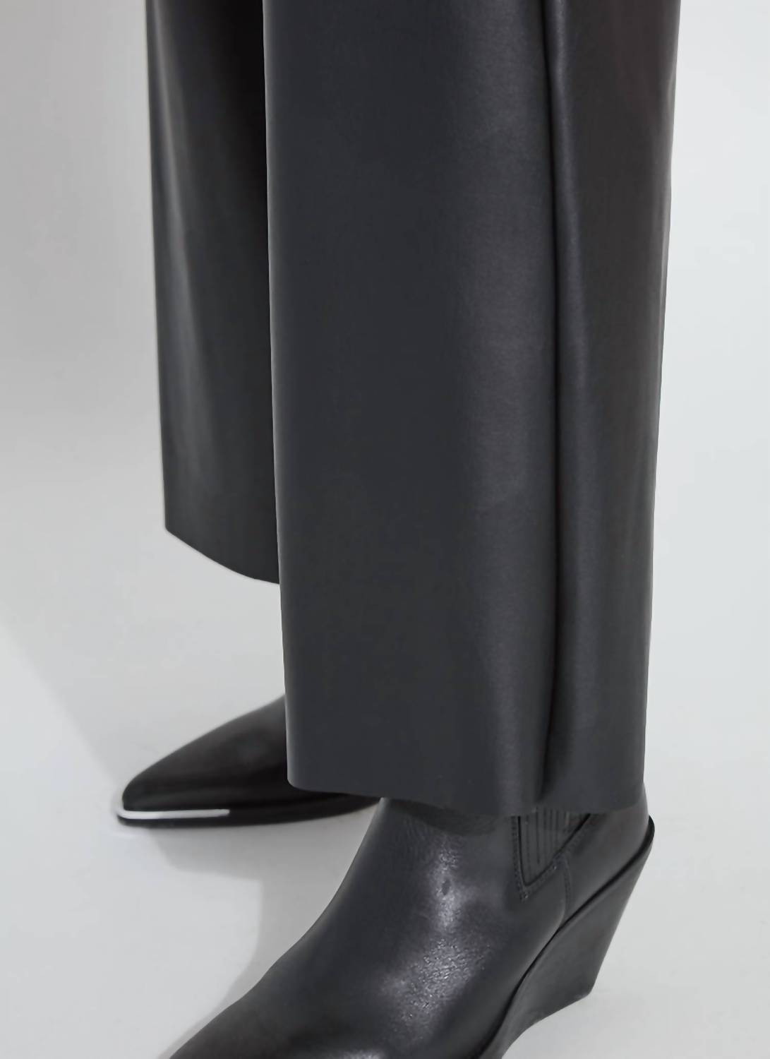 Lysse - Wren High Waist Wide Leg Vegan Leather Pant