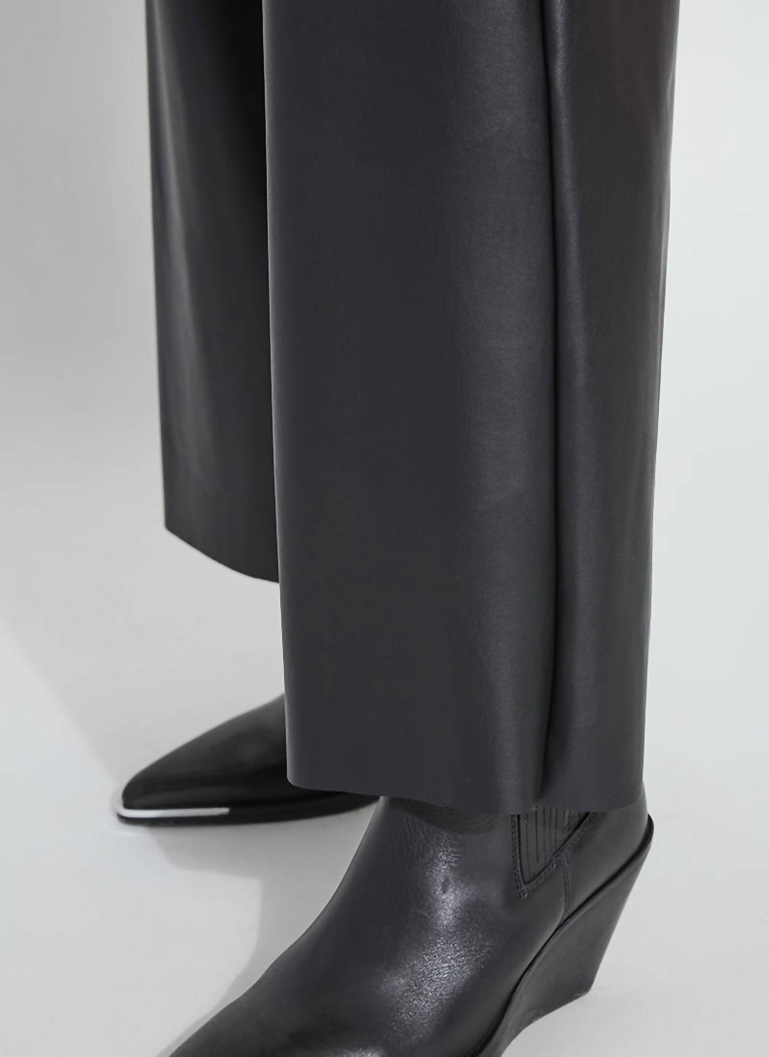 Lysse - Wren Hi Waist Wide Leg Vegan Leather Pant