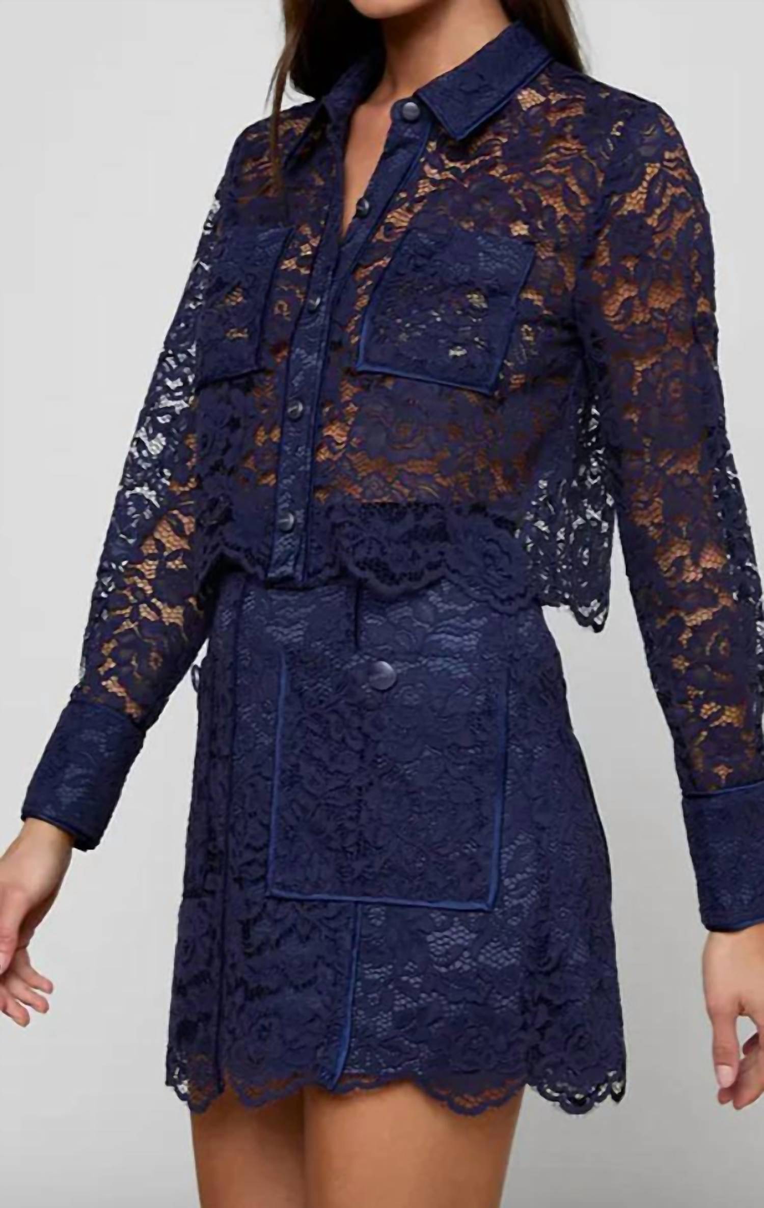 L'Agence - Roelle Lace Blouse
