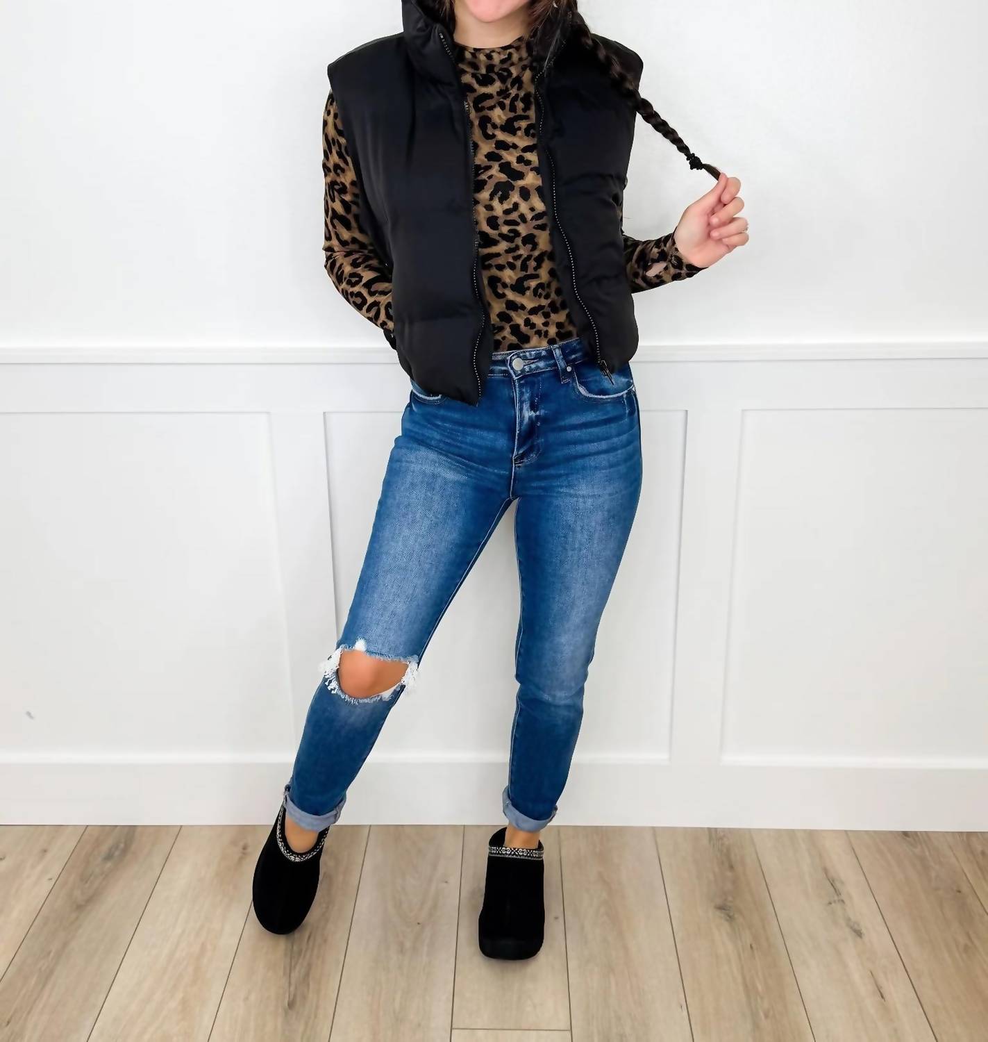 Thread & Supply - Living In Style Cropped Puffer Vest