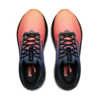 BROOKS Men's Ghost 17 Running Shoe in 434 night blue papaya - men's shoe - view 4