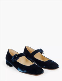 Penelope Chilvers - Women's Low Mary Jane Velvet Shoe