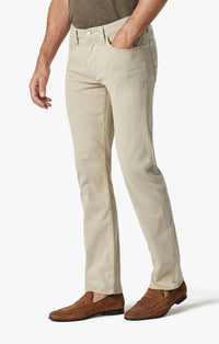 34 Heritage Charisma Relaxed Straight Leg Pants in aluminum twill - men's pants - alternate view