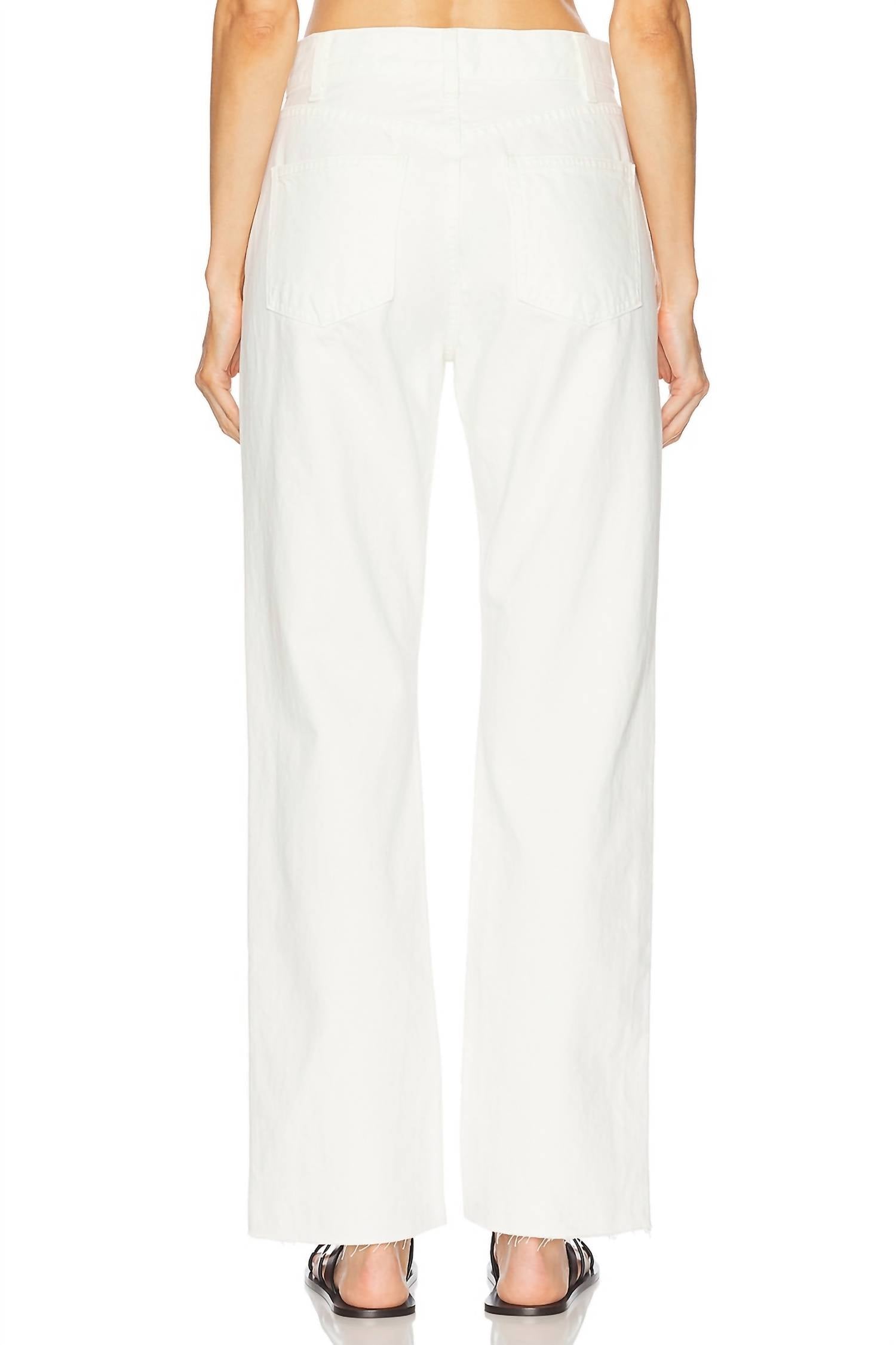 Nili Lotan - Calla High-rise Slim Straight Leg Ankle Jeans