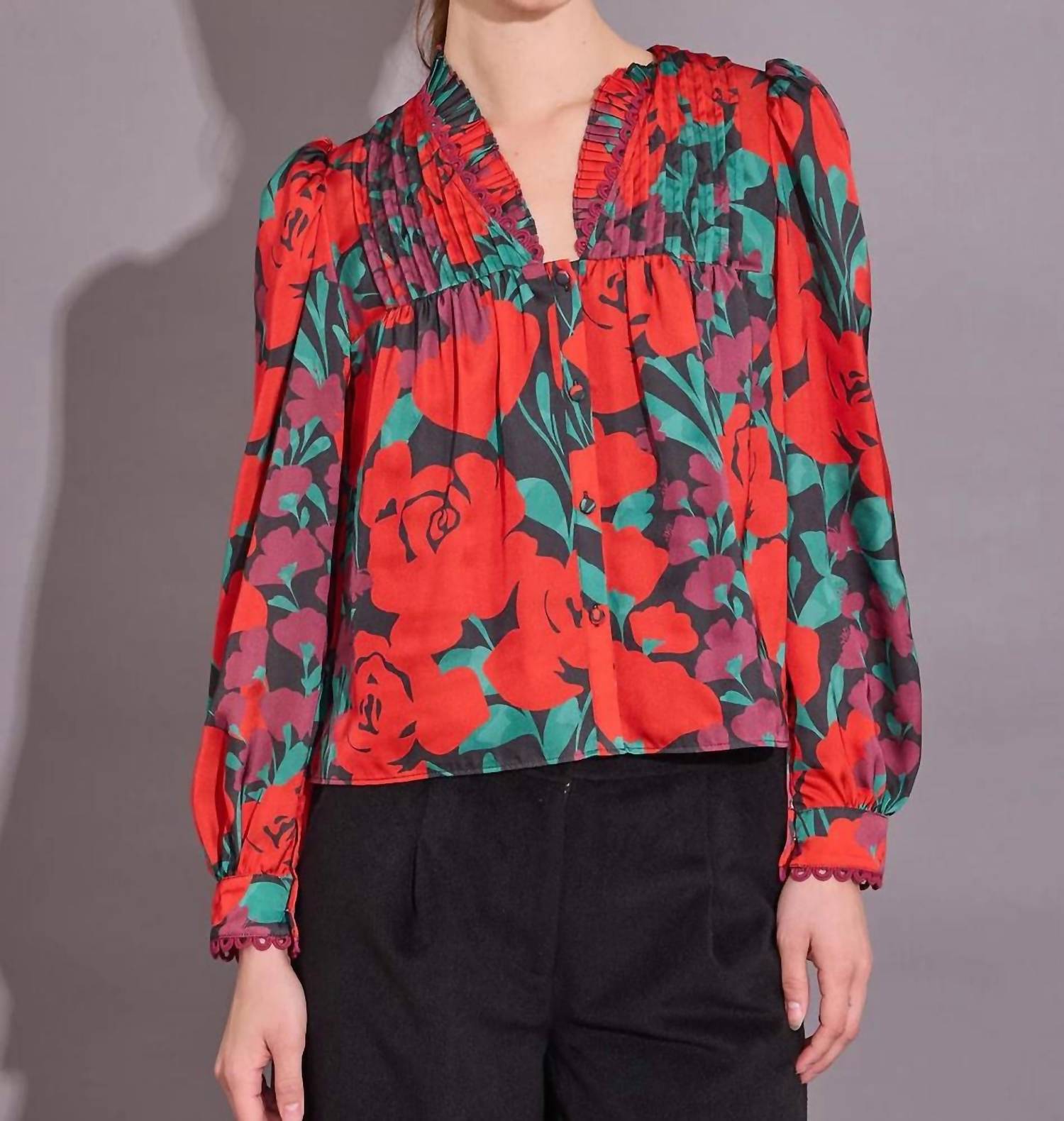 Alden Adair - Oliver Puff Sleeve Blouse