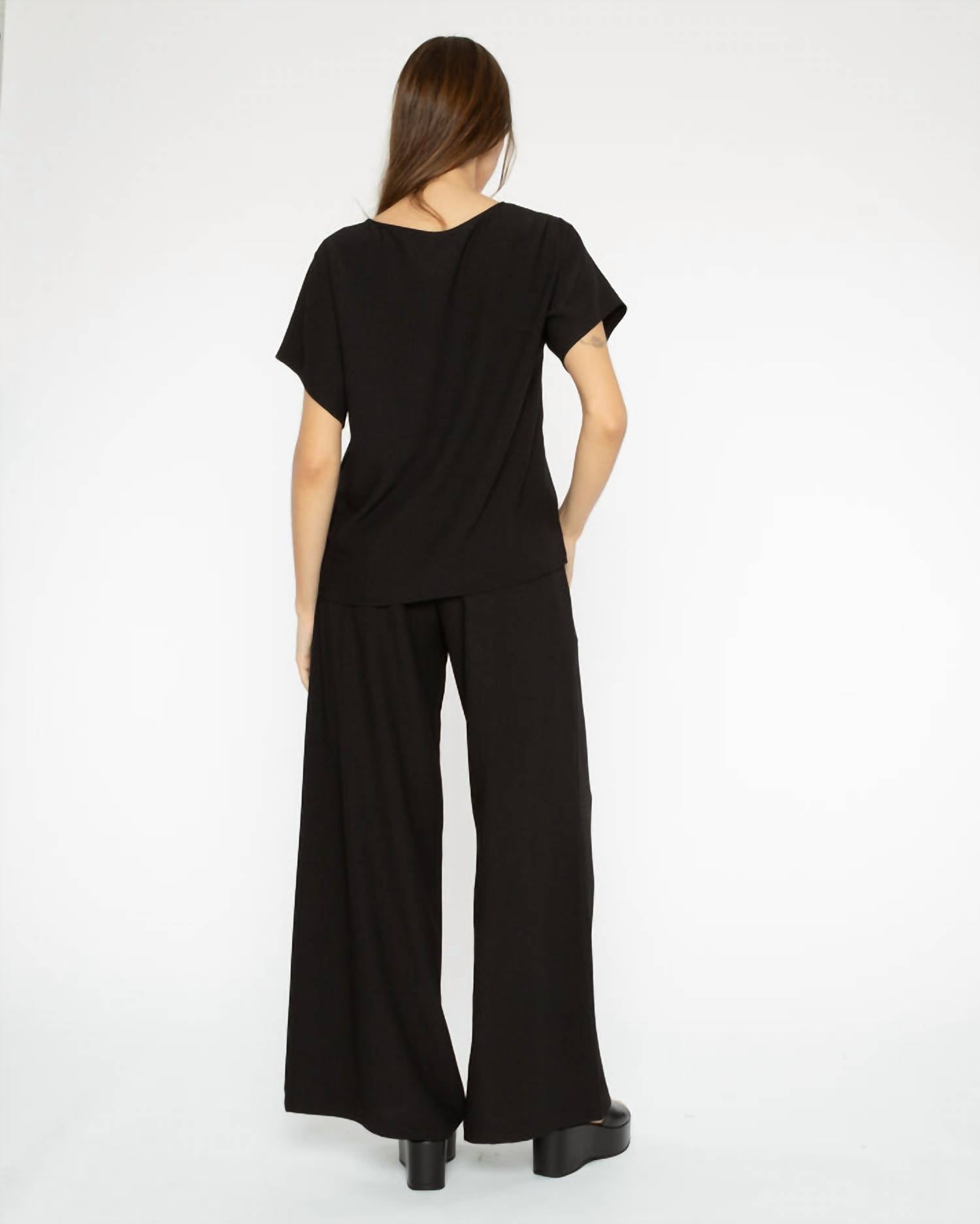 Ripley Rader - Satin Crepe Everyday V Neck Blouse