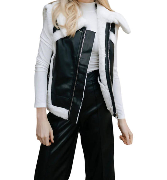 Promesa - Faux Leather Vest