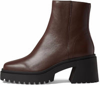 STEVE MADDEN Women's Fella Lug Sole Bootie in brown - women's shoe
