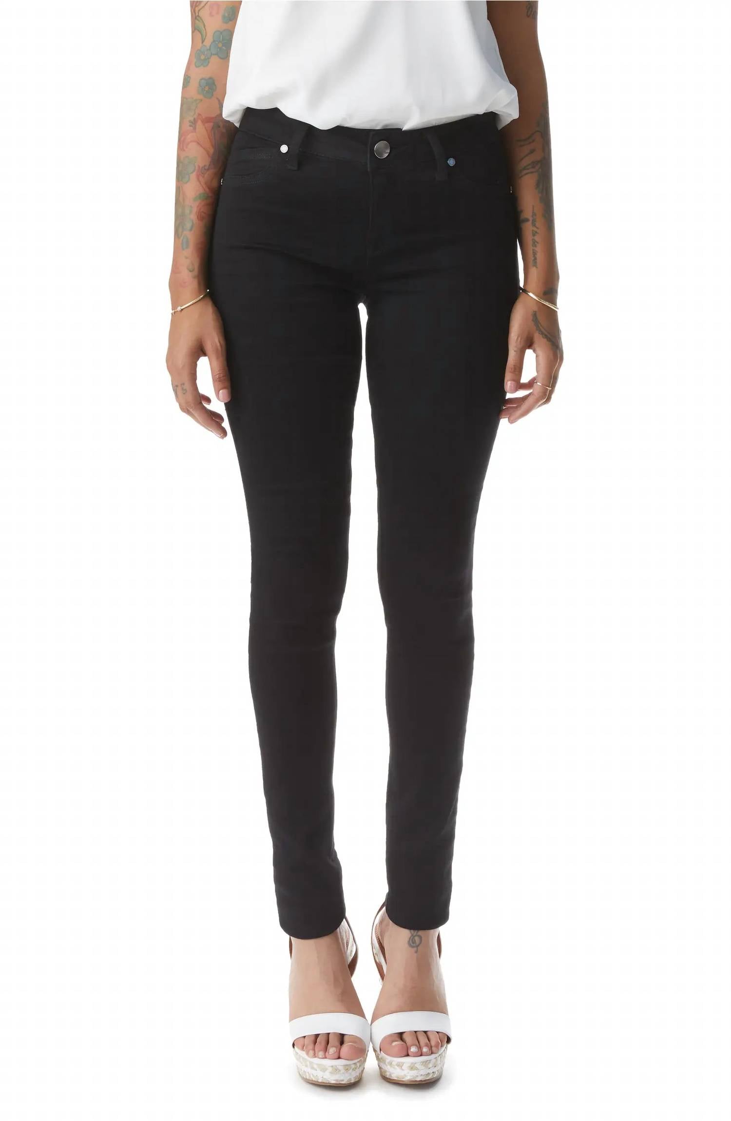 1822 Denim - Mid Rise Skinny Long Butter Jeans