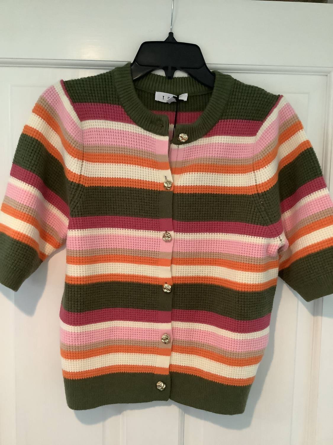 Thml - Short Sleeve Multi Color Knit Top