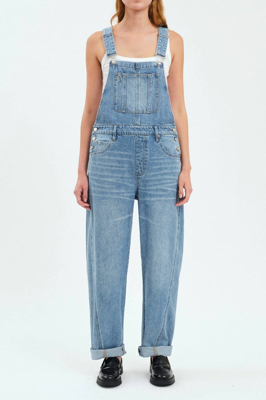 Daze - Canyon Barrel Leg Denim Overall