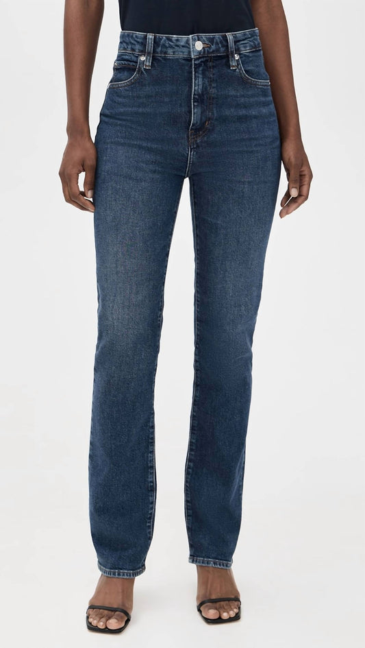 Frame - The Ruler High Rise Slim Straight Jeans