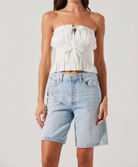 Astr - Biffy Strapless Top