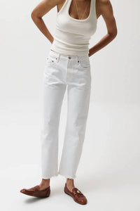 Pistola - Lexi Mid Rise Bowed Straight Jeans