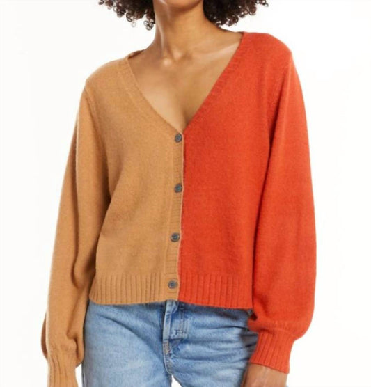 NOVA TWO COLOR CARDIGAN