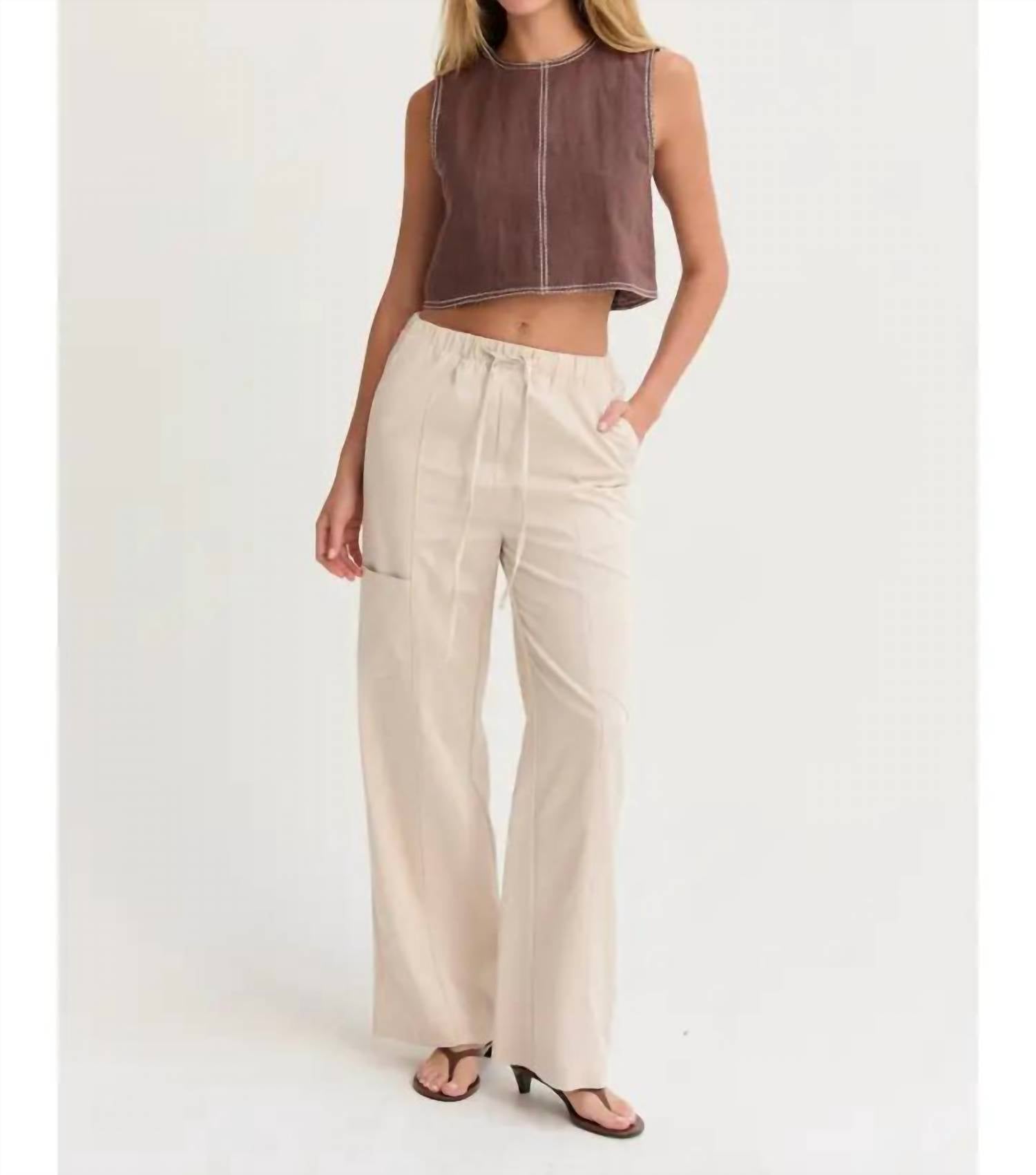 Crescent - Willow Pull On Tencel Blend Pant