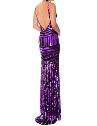 Precious Formals - Hand Beaded Floor Length Prom Dress