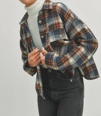 Buttermelon - Oversized Crop Shacket