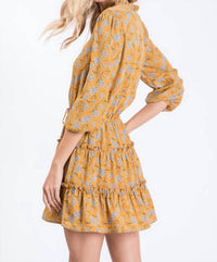 Hailey & Co - Floral Ruffle Mini Dress