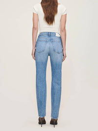 DL1961 - Women's Kristy Cigarette High Rise 29" Jeans in meadow lake - women's jeans - alternate view