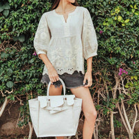 Rose And Rose - Daisy Eyelet Blouse