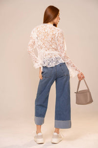 Blue B - Lumière Lace V-neck Blouse