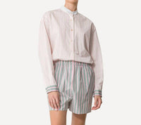 Forte Forte - Striped Granddad Shirt