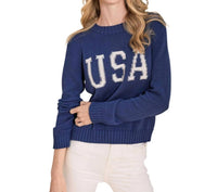 Alashan Cashmere - Usa Reverse Jersey Crew Sweater