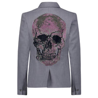 Hipchik - Skull Pinstripe Blazer