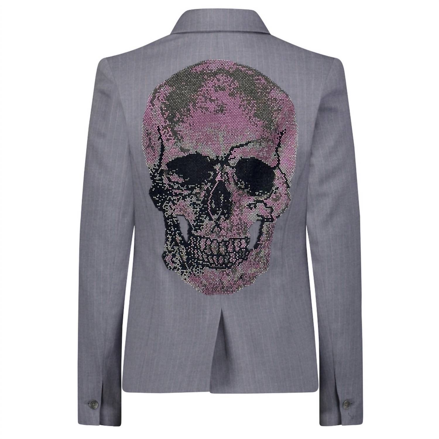 Hipchik - Skull Pinstripe Blazer