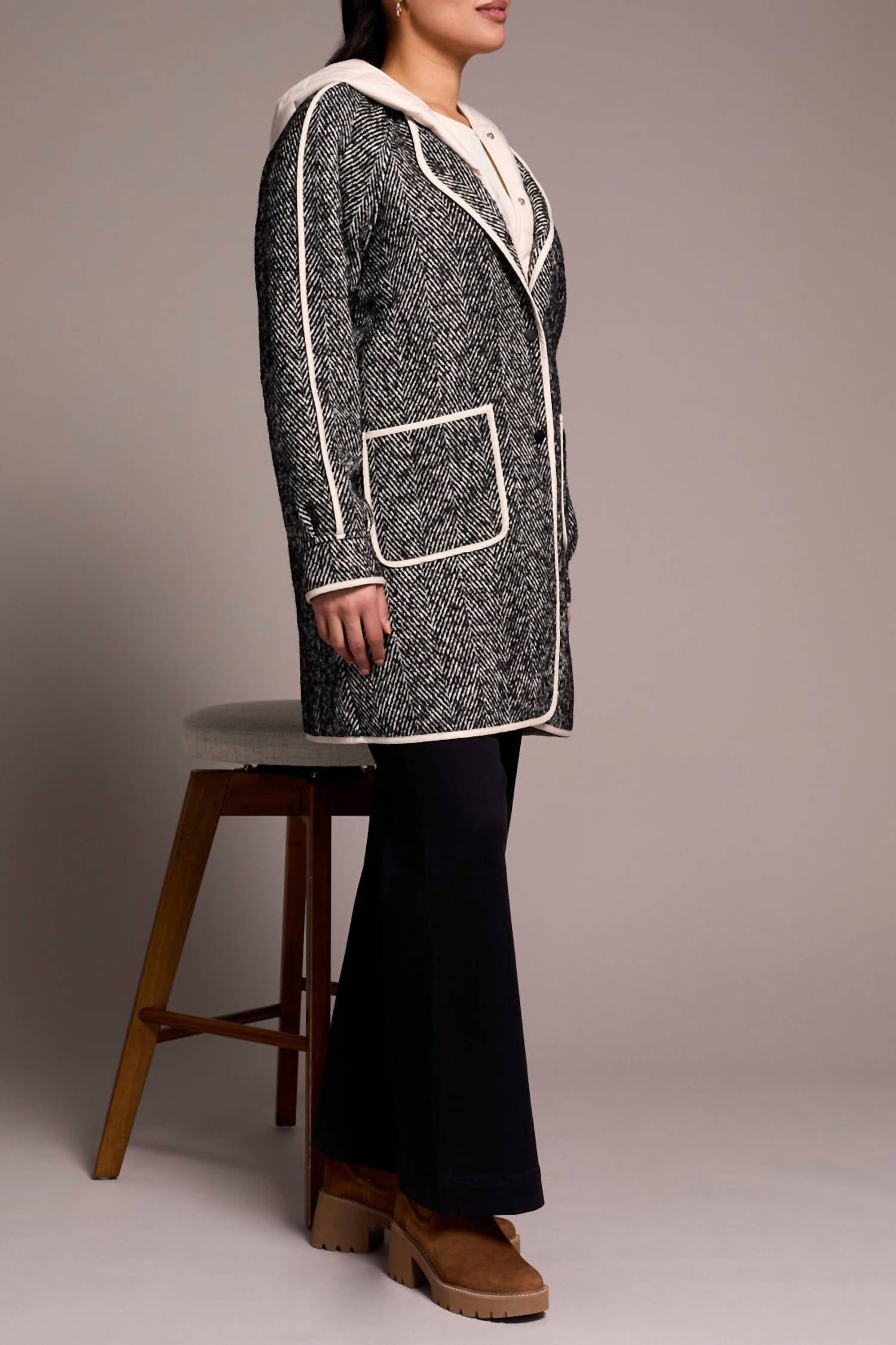 Tribal - Herringbone Lightweight Fooler Coat