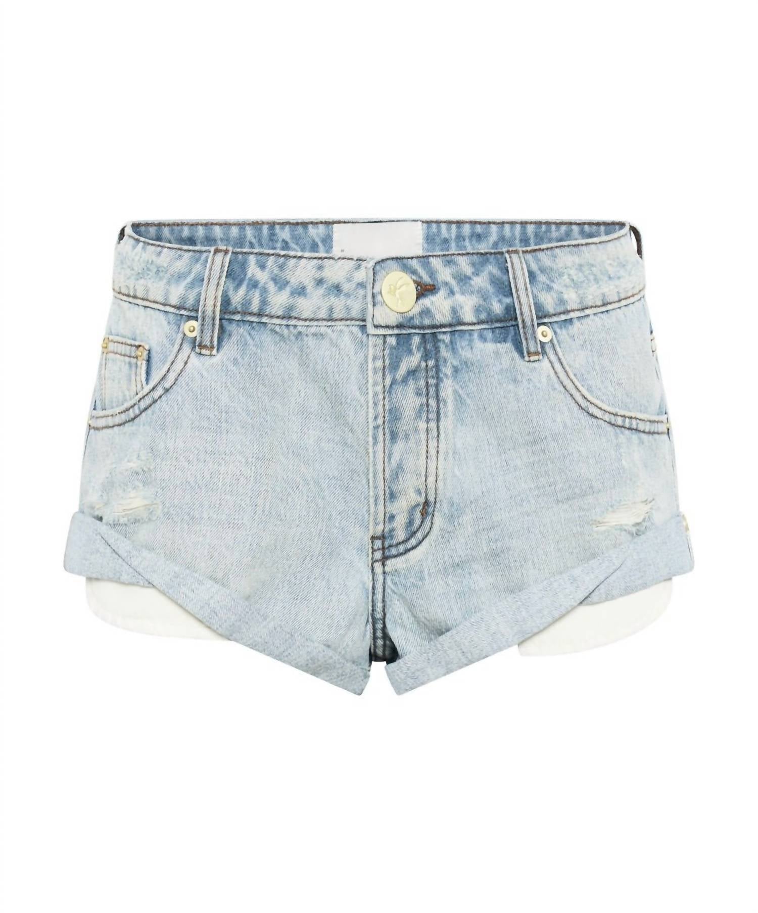 One Teaspoon - Bandits Low Waist Denim Shorts