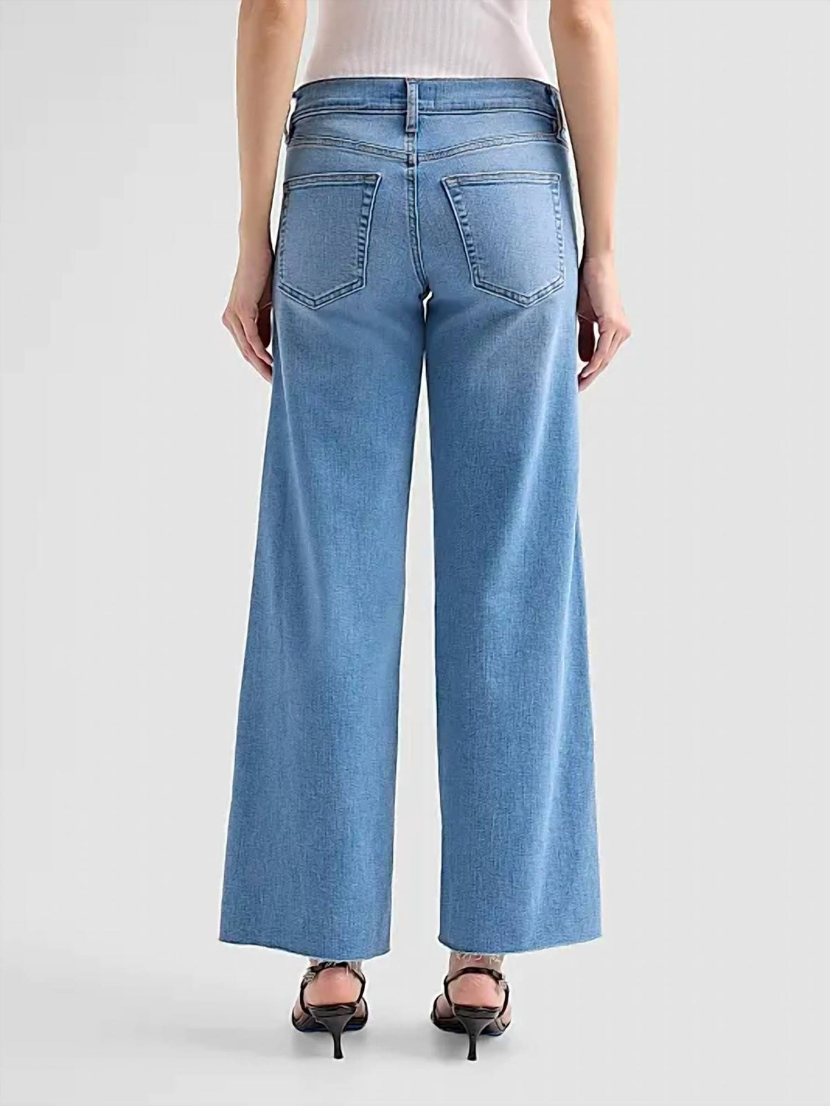 Frame - Low Rise Le Slim Palazzo Denim Jean