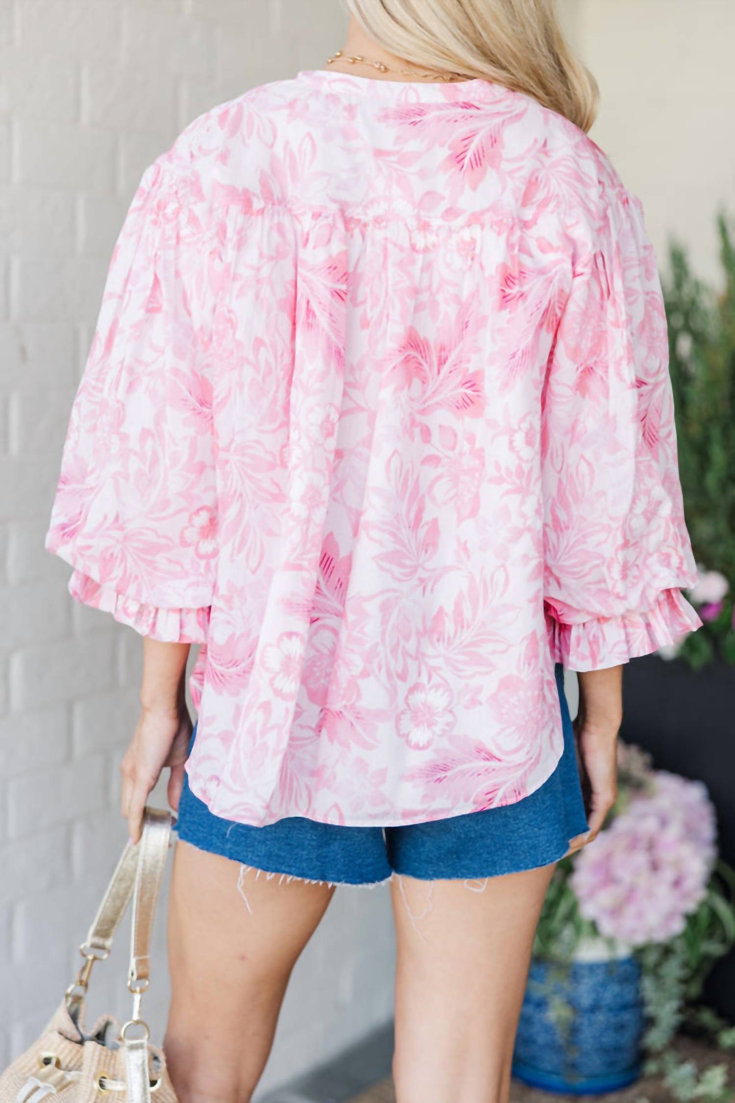 Fate - Floral 3/4 Sleeve Blouse
