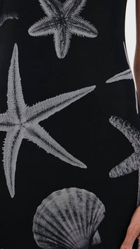 Never Fully Dressed - Seashell Mesh Cami Midi Dress