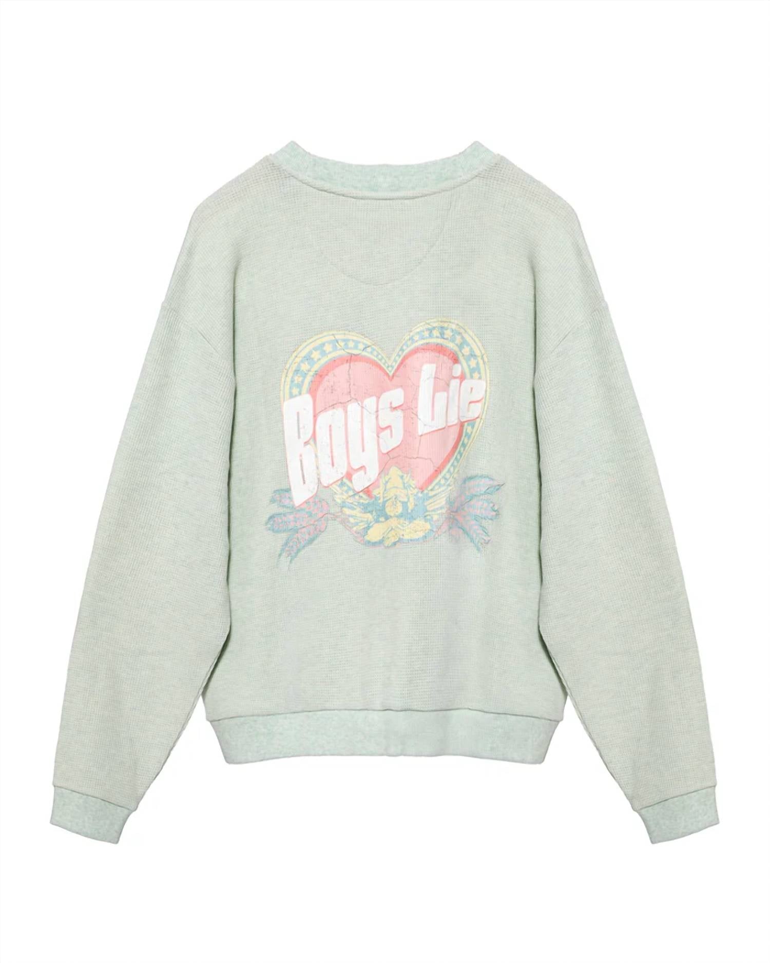 Boys Lie - Breakfast Beers Pastel Kara Crewneck Sweater
