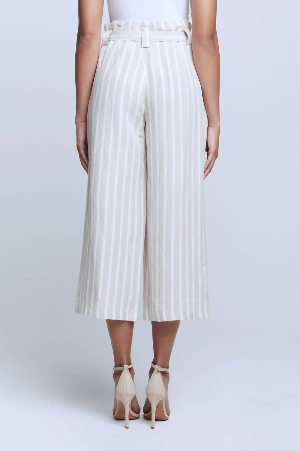 L'Agence - Samira Linen Paperbag Pant