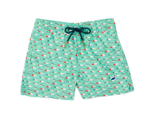 Properly Tied - Patterned Swim Trunk
