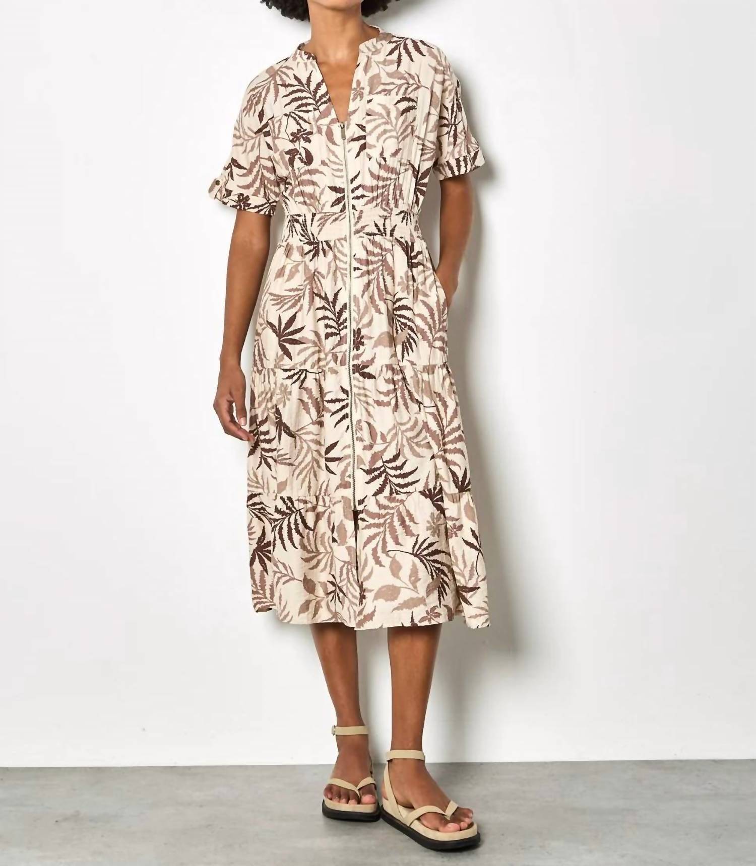 Apricot - Women's The Say Less Midi Dress
