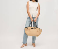 Urban Expressions - Women's Kaia Straw Tote Bag