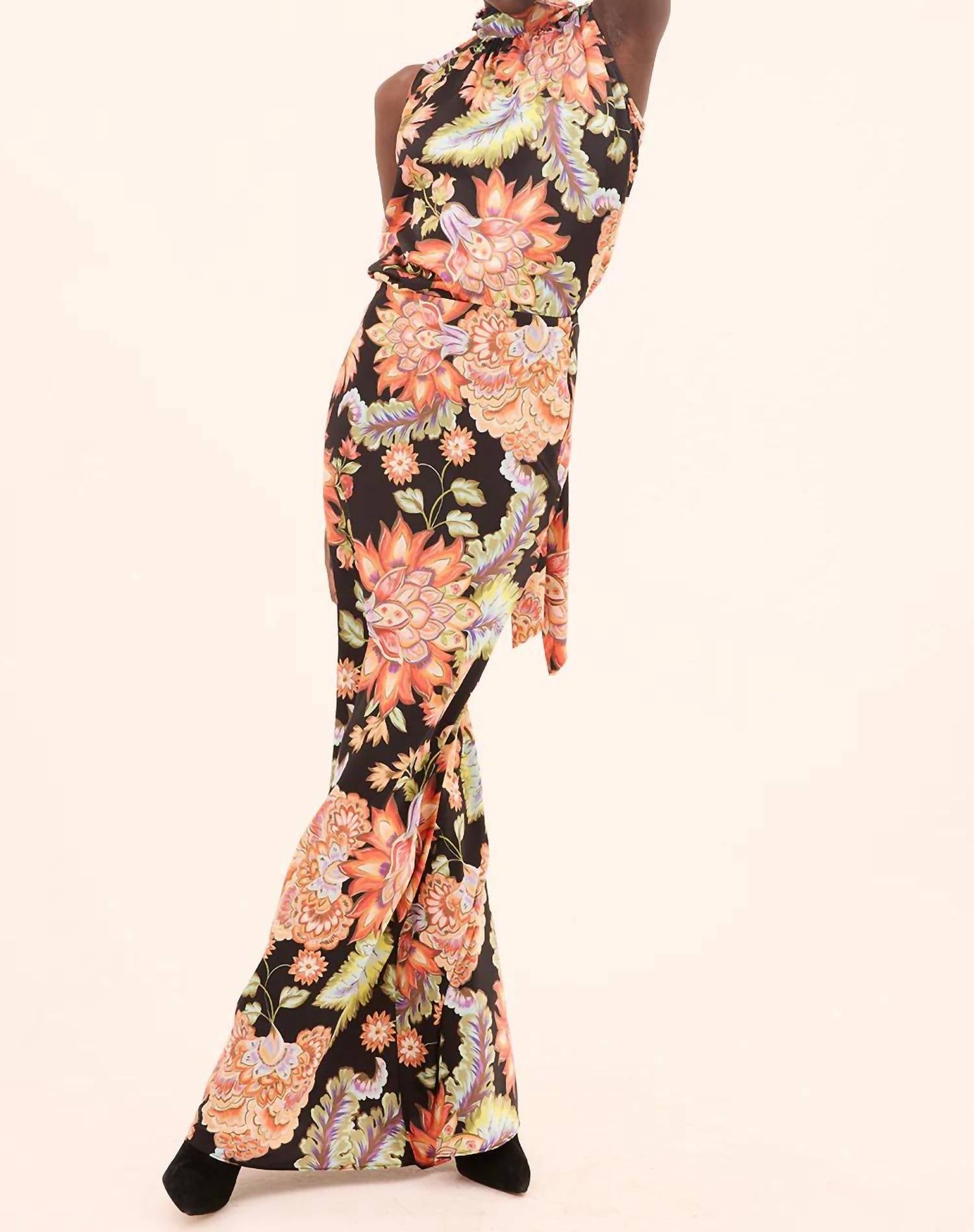 Misa Los Angeles Sierra Maxi Skirt in multi - women's skirt - view 4