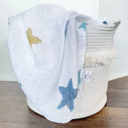 Fawn & Foster - Babby Organic Muslin Gauze Swaddle Blanket - Dream