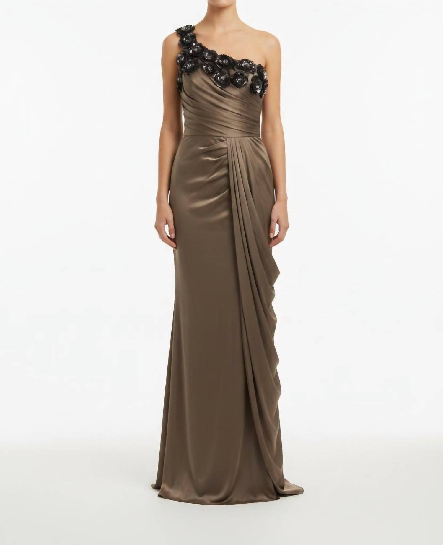 Jiki - One-shoulder Evening Gown