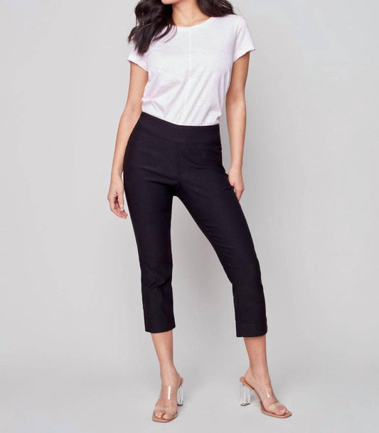 Charlie B - Stretch Pull-on Cuffed Pant