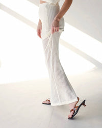 Mimosa - Dream Vacation Crochet Top & Maxi Skirt Set