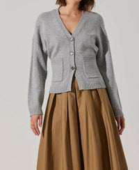 Astr - Saffi V-neck Cardigan