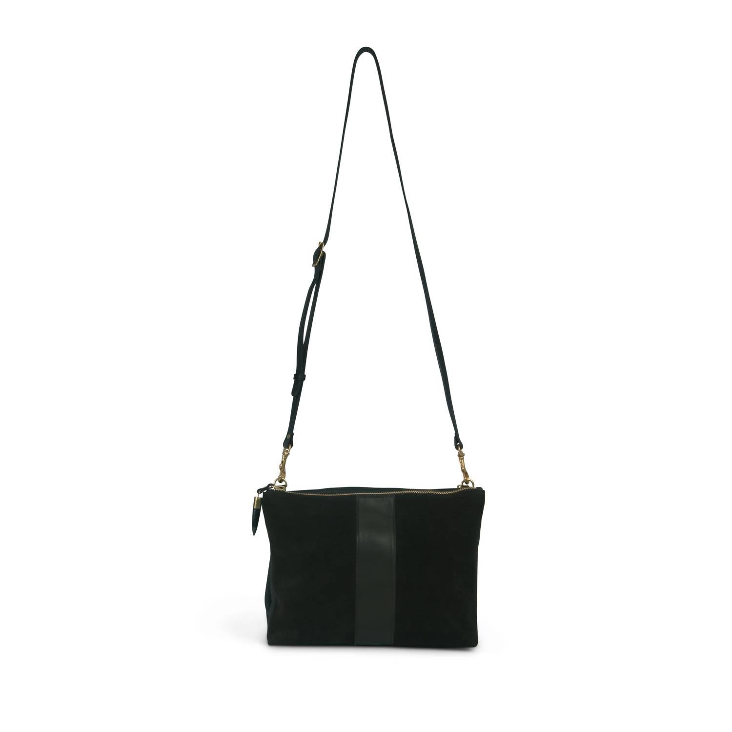 Kempton & Co. - Harford Stripe Double Zip Crossbody Bag