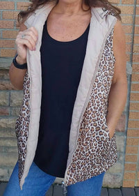 Picadilly - Reversible Vest With Hoodie