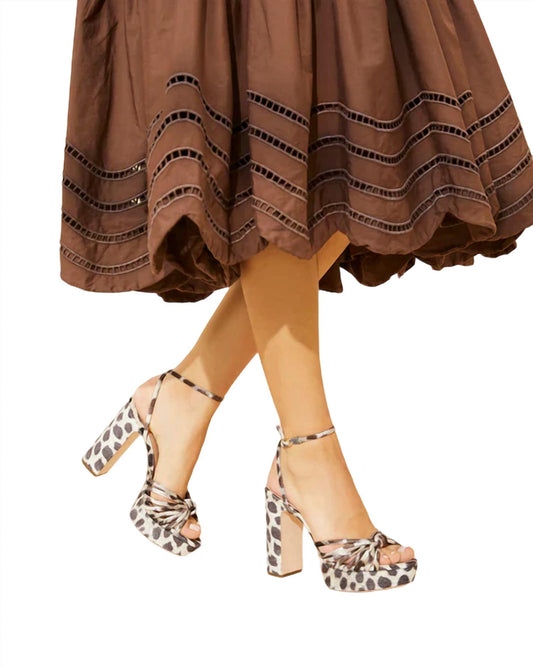 Loeffler Randall - RIVKA KNOT PLATFORM SANDAL