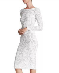 Dress The Population - Emery Sequin Low Back Midi Dress